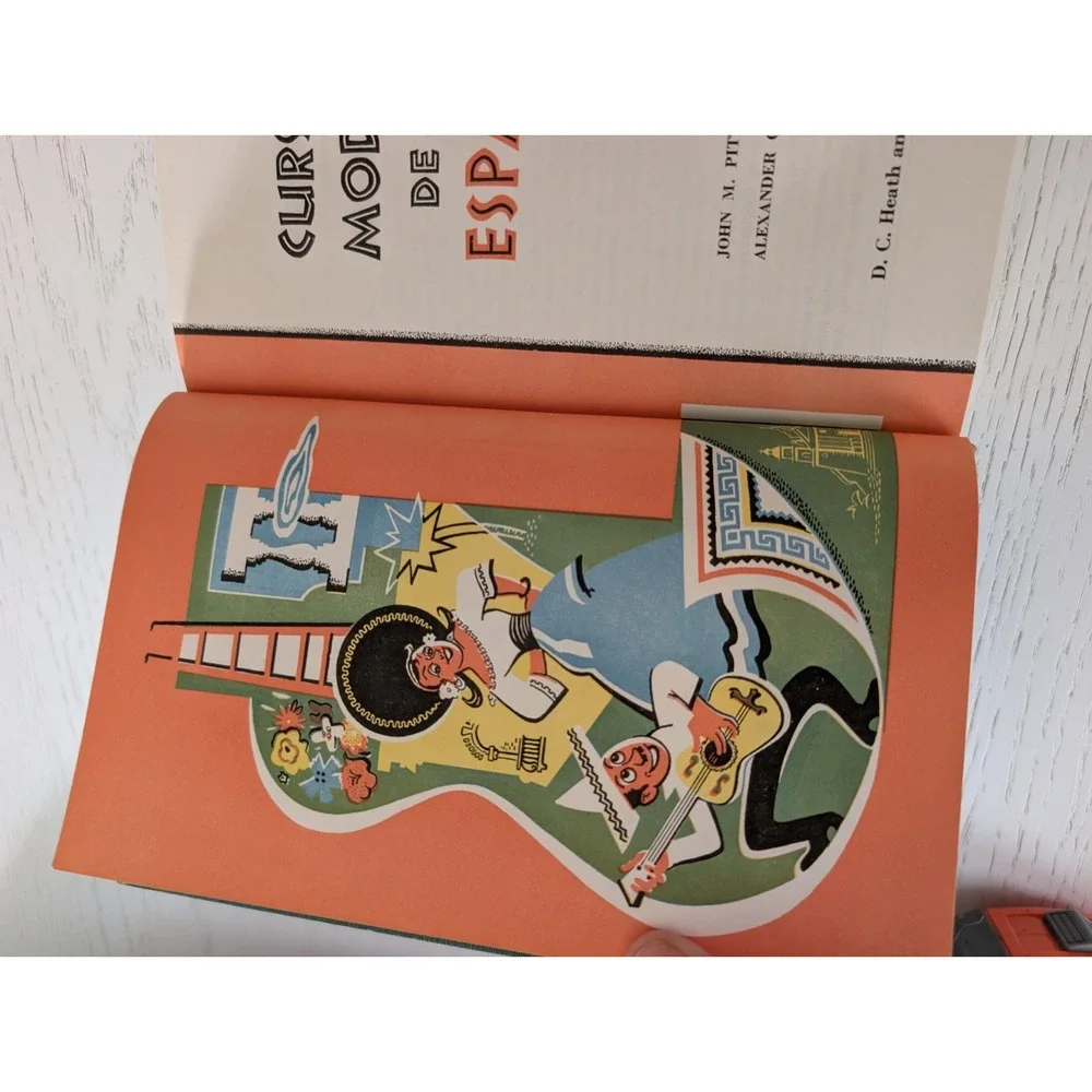 VTG 1966‎ Curso Moderno De Espanol Hardcover Book